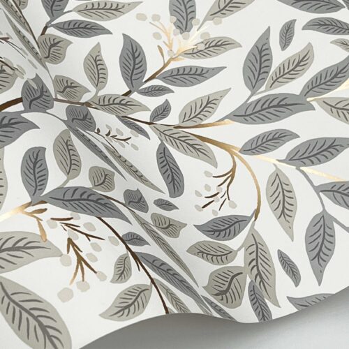 Alternative view of Willowberry Wallpaper Sample - Linen & White