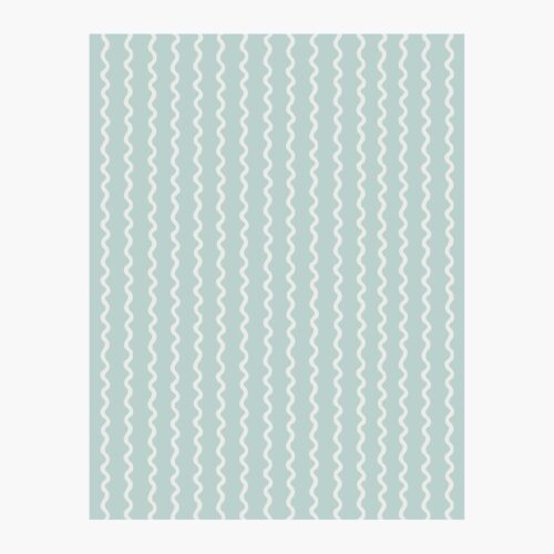 Rickrack Wallpaper Sample - Light Blue