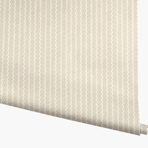 Rickrack Wallpaper - Linen
