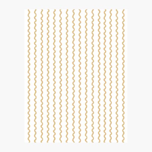 Rickrack Wallpaper Sample - Metallic Gold