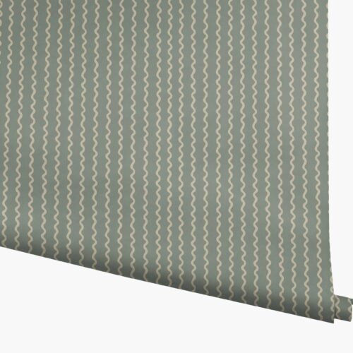 Rickrack Wallpaper - Moss
