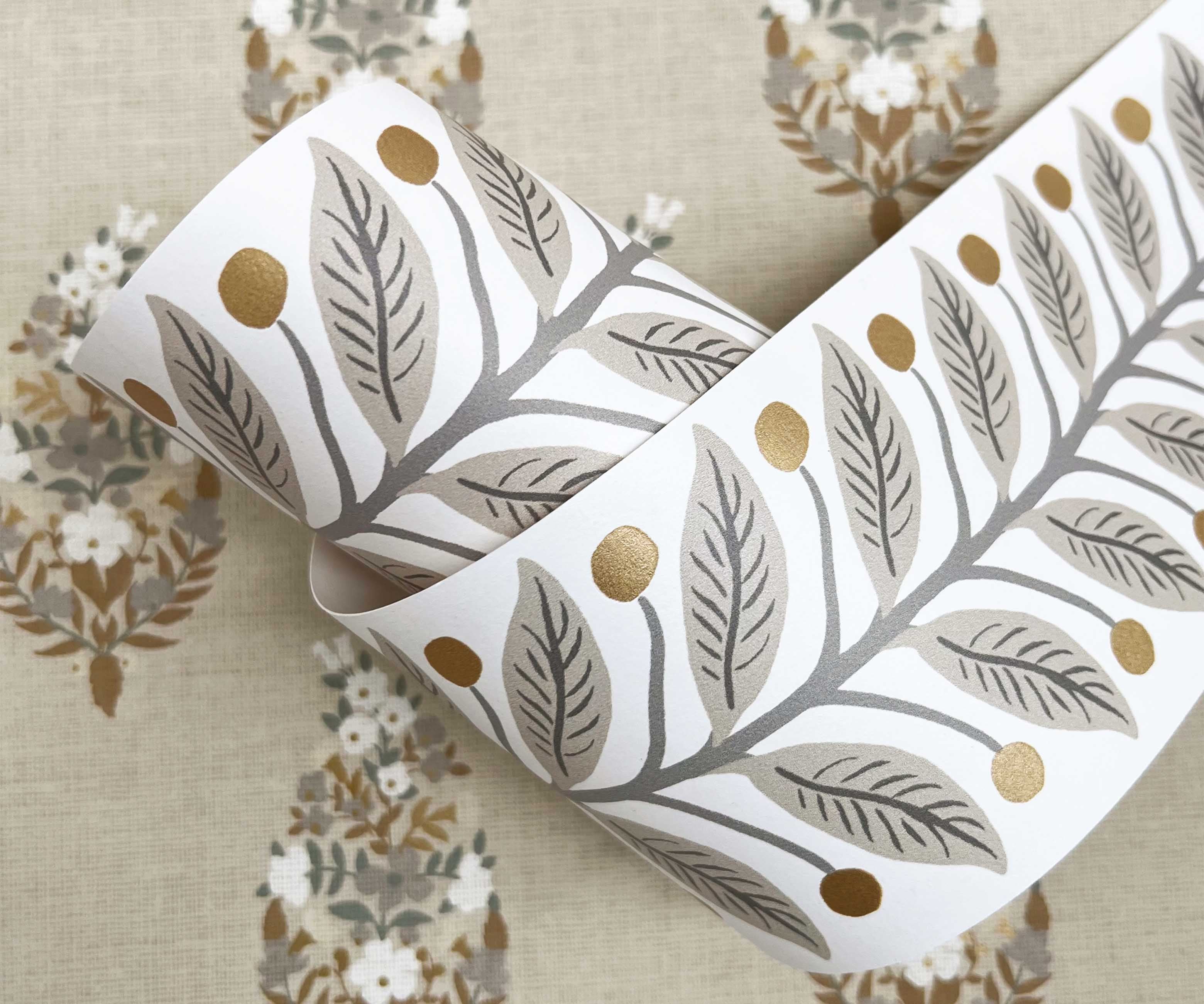 Garden Trim Wallpaper - Linen - Image 3