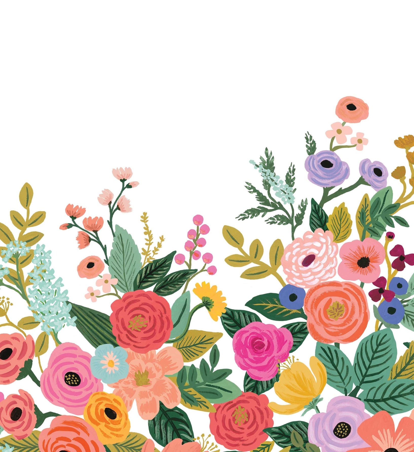 Garden Party Wallpaper Mural - Rose Multi - Image 3