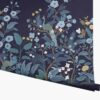 Peacock Wallpaper Mural - Navy
