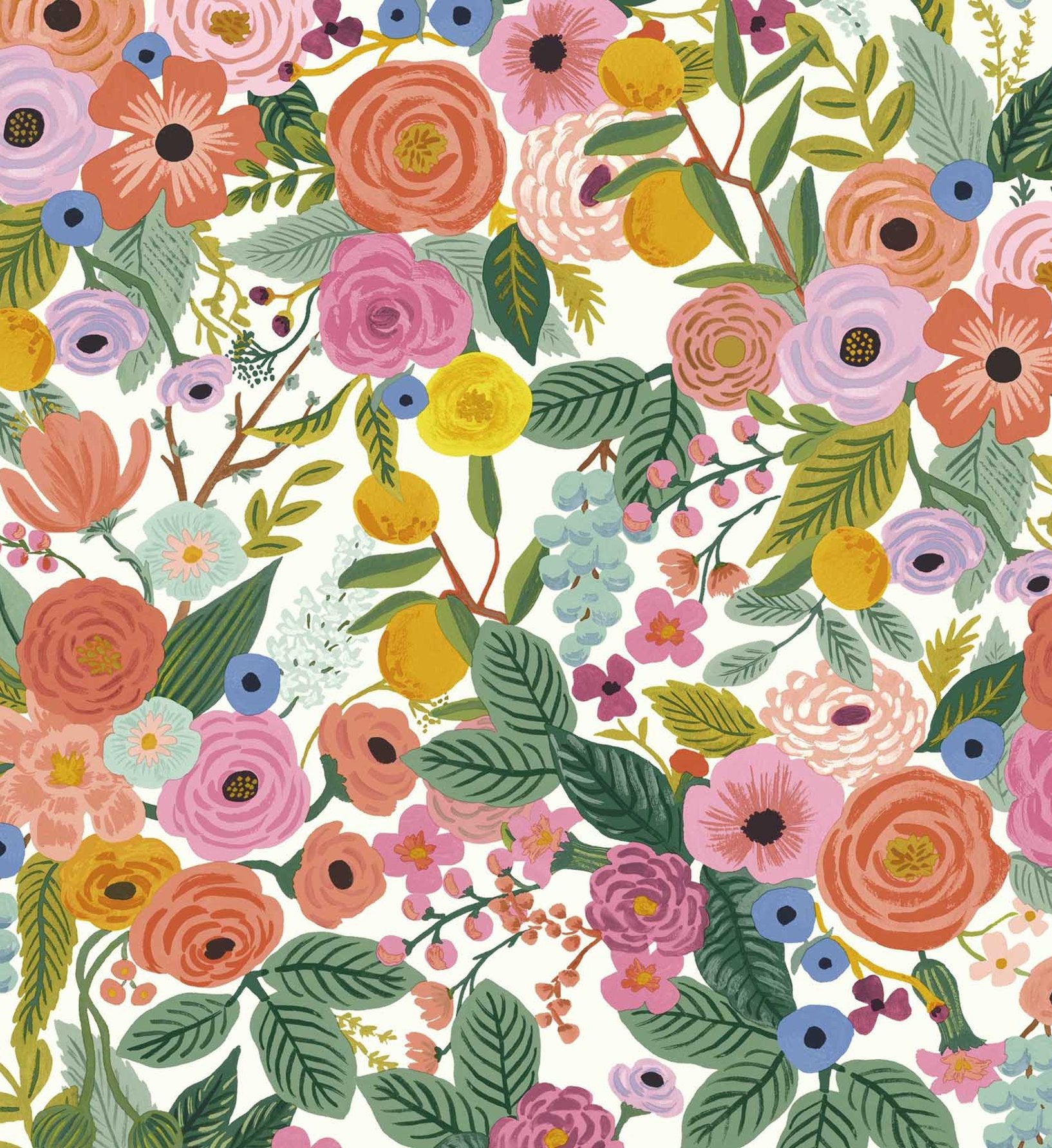 Garden Party Peel & Stick Wallpaper - Rose Multi - Image 3