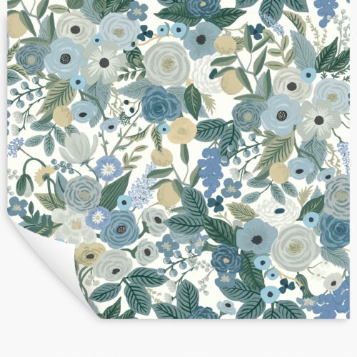 Garden Party Peel & Stick Wallpaper - Indigo Multi