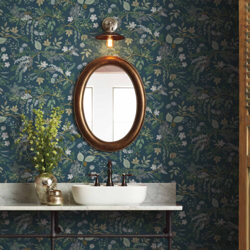 Alternative view of Juniper Forest Peel & Stick Wallpaper Sample - Evergreen