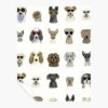 Dog Days Peel & Stick Wallpaper Sample - White Multi