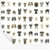Dog Days Peel & Stick Wallpaper - Grey
