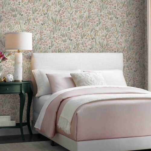 Alternative view of Lea Peel & Stick Wallpaper Sample - Blush
