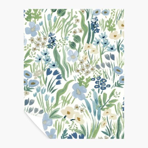 Lea Peel & Stick Wallpaper Sample - Indigo