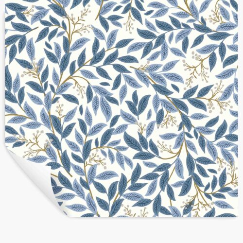 Willowberry Peel & Stick Wallpaper - Blue & White