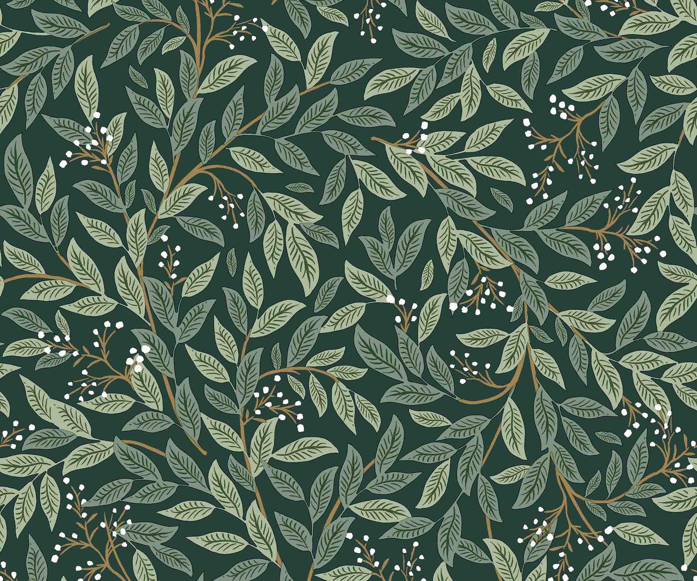 Willowberry Peel & Stick Wallpaper - Emerald - Image 3