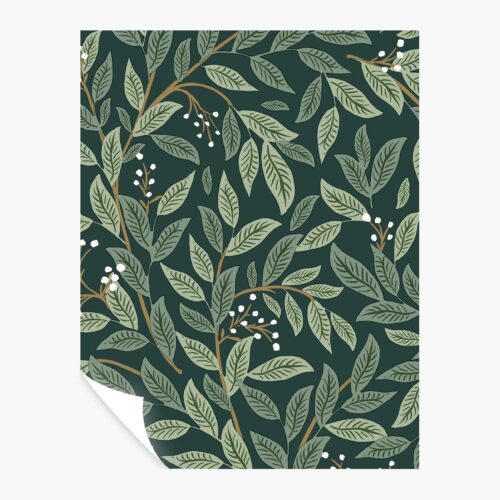 Willowberry Peel & Stick Wallpaper Sample - Emerald