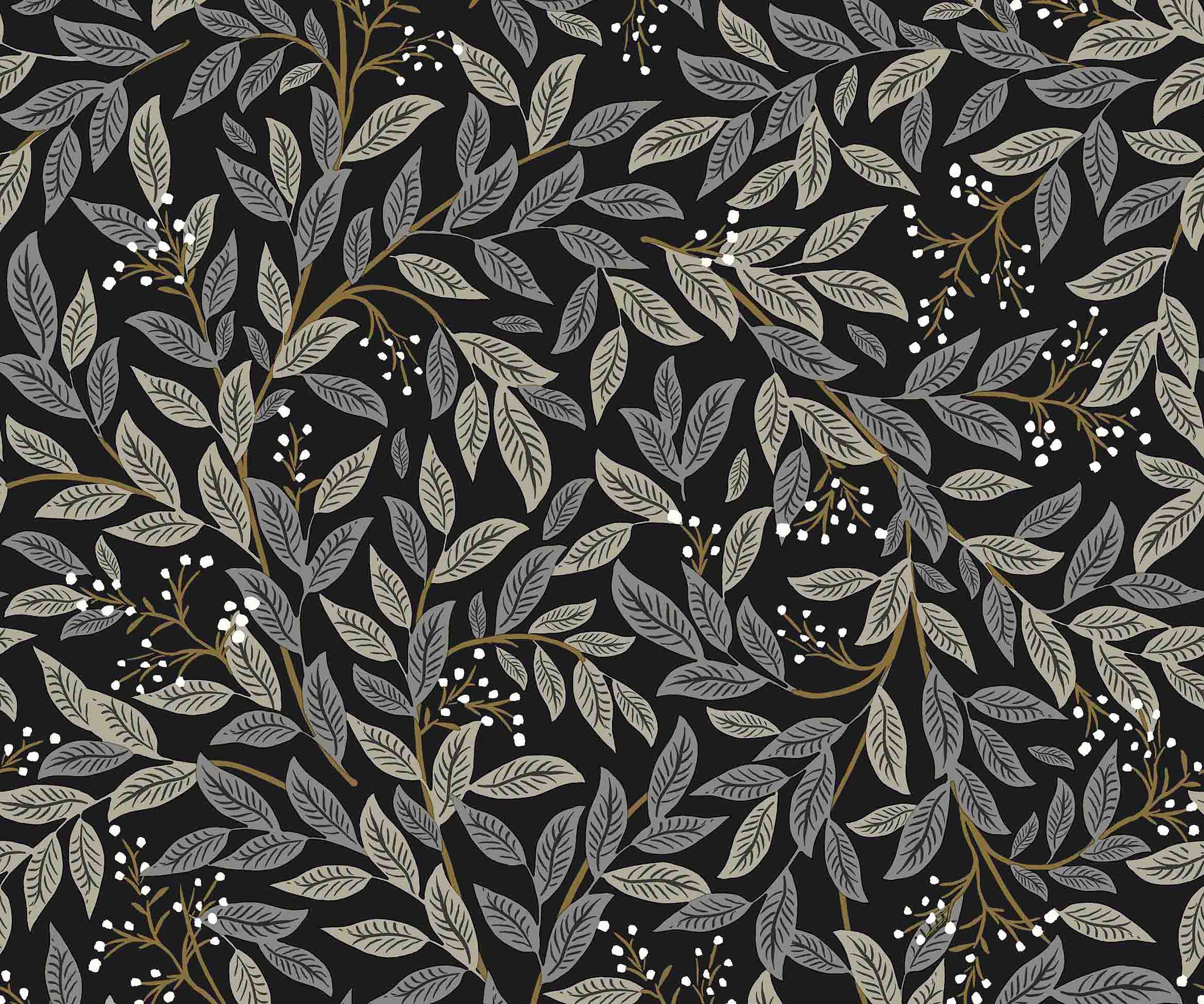 Willowberry Peel & Stick Wallpaper - Black - Image 3