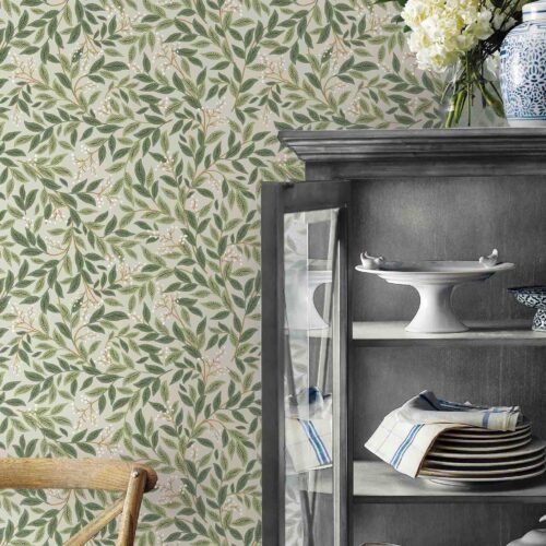Alternative view of Willowberry Peel & Stick Wallpaper - Linen