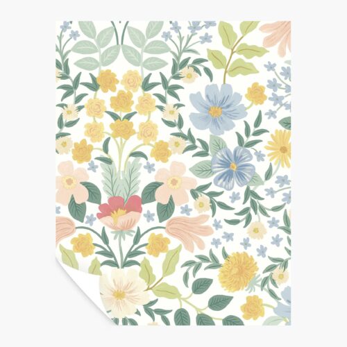 Bramble Garden Peel & Stick Wallpaper Sample - Pastel Multi