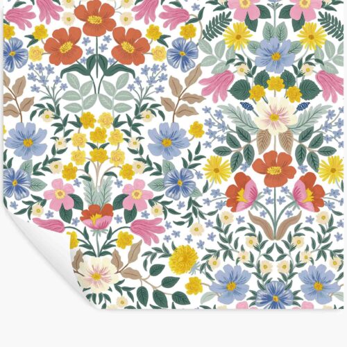 Bramble Garden Peel & Stick Wallpaper - White