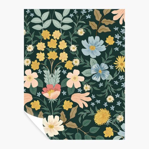 Bramble Garden Peel & Stick Wallpaper Sample - Emerald