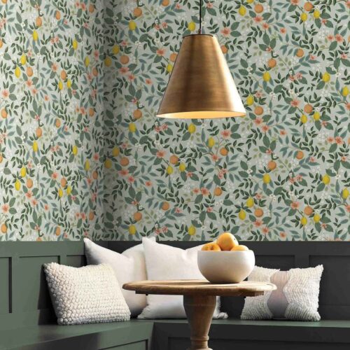 Alternative view of Citrus Grove Peel & Stick Wallpaper - Mint