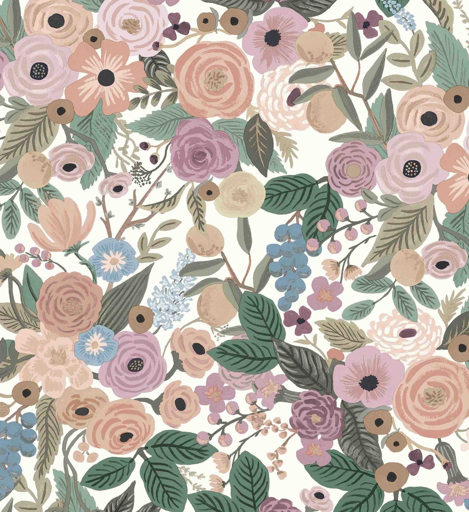 Garden Party Peel & Stick Wallpaper - Blush Multi - Image 3