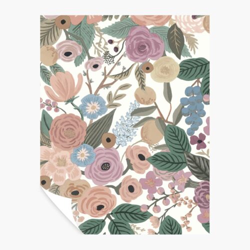 Garden Party Peel & Stick Wallpaper Sample - Blush Multi