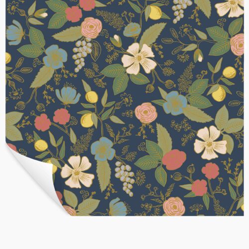 Colette Peel & Stick Wallpaper - Navy