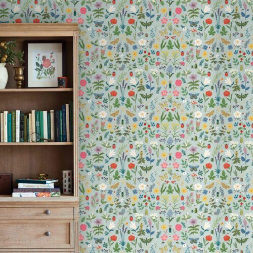 Alternative view of Curio Peel & Stick Wallpaper - Mint