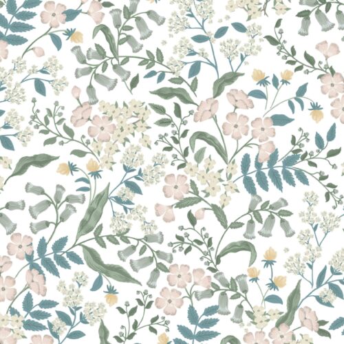 Alternative view of Sweetbrier Peel & Stick Wallpaper - Blush