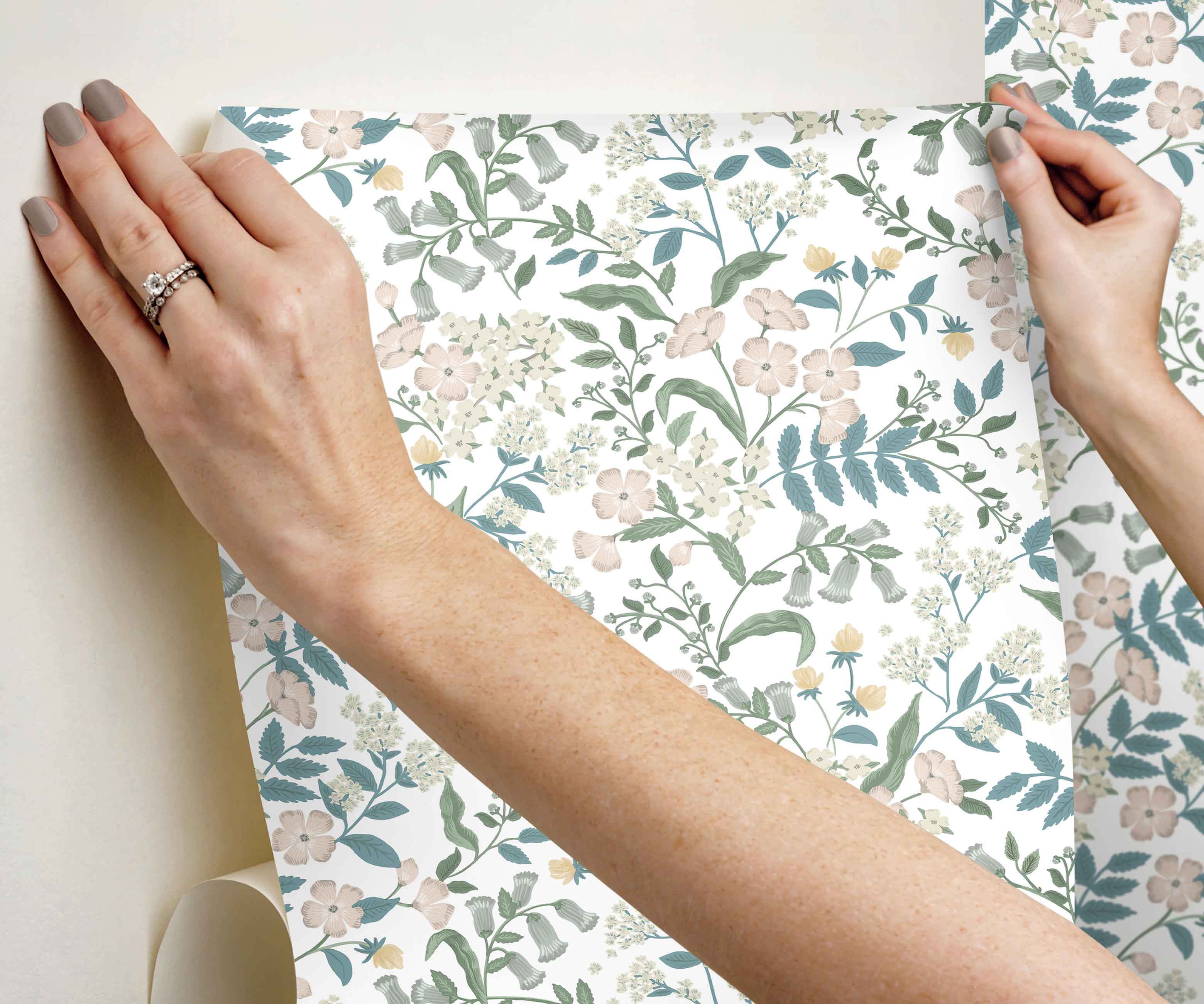 Sweetbrier Peel & Stick Wallpaper - Blush - Image 4