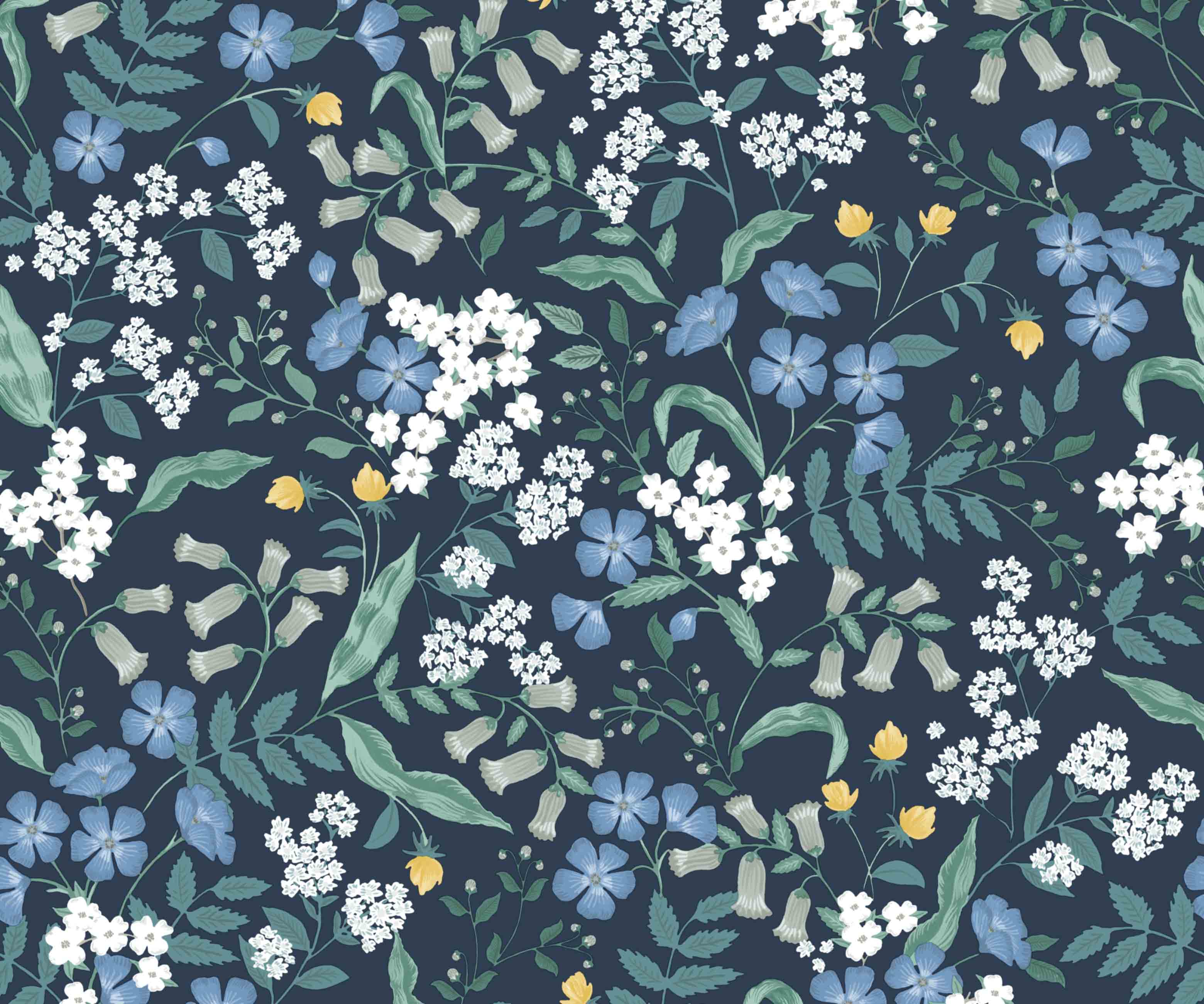 Sweetbrier Peel & Stick Wallpaper - Navy - Image 2
