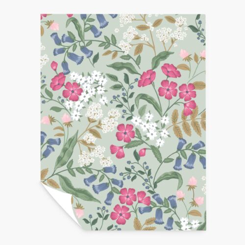 Sweetbrier Peel & Stick Wallpaper Sample - Mint