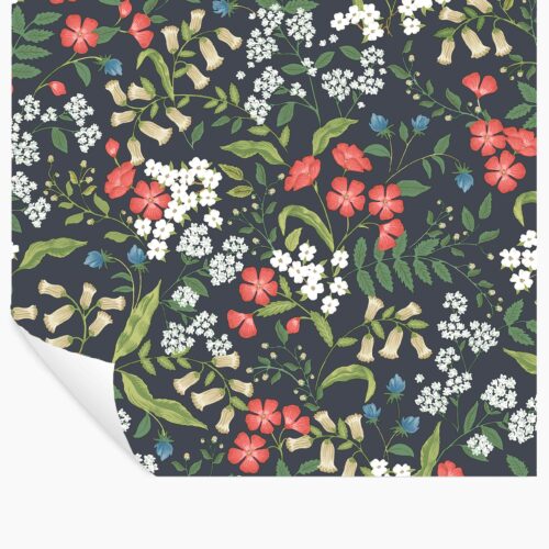 Sweetbrier Peel & Stick Wallpaper - Black