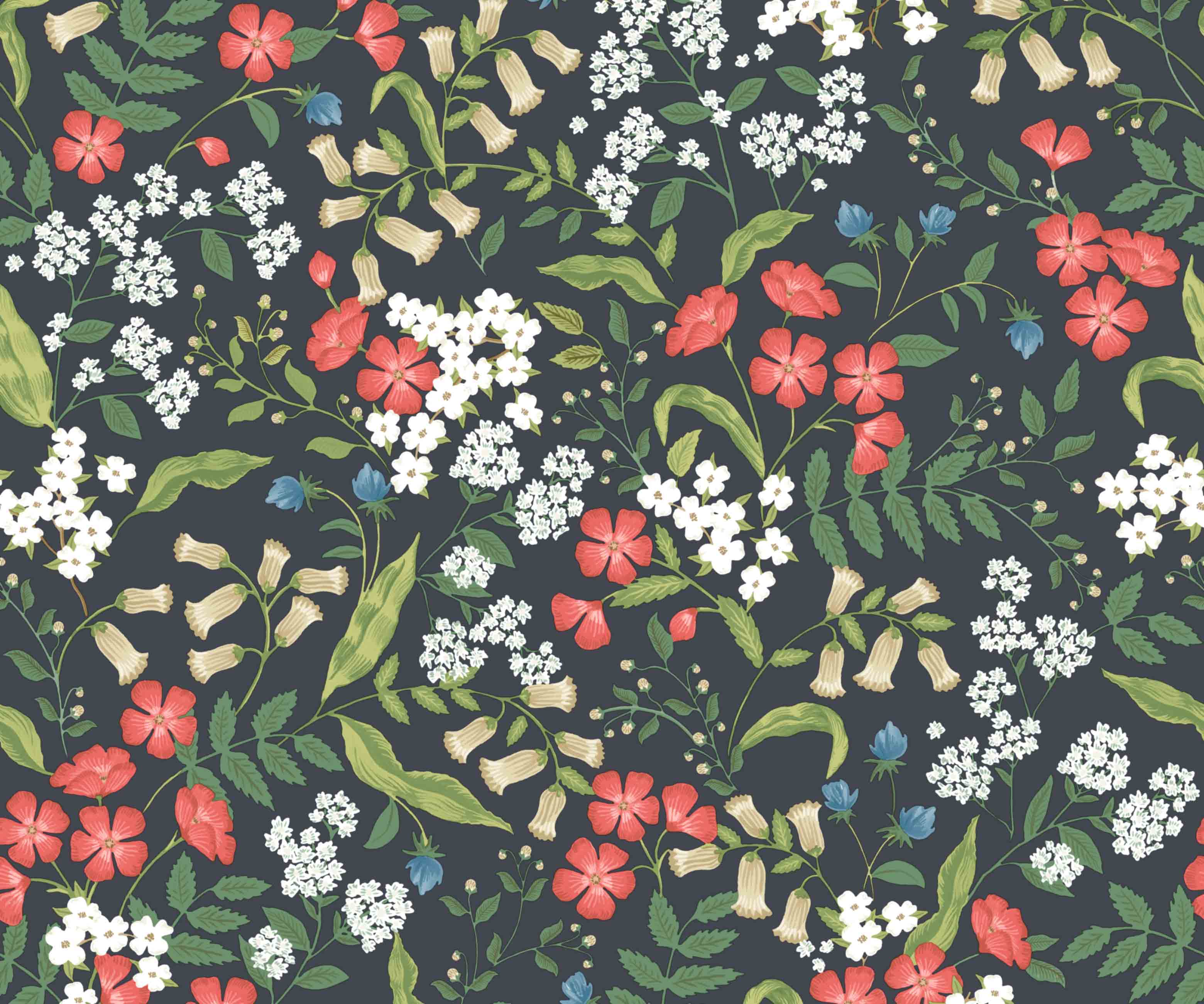 Sweetbrier Peel & Stick Wallpaper - Black - Image 2