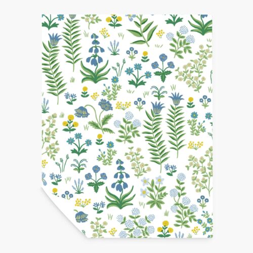 Menagerie Garden Peel & Stick Wallpaper Sample - Blue Multi